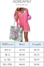 img 1 attached to Adreamly Womens Chiffon Swimwear Bathing Women's Clothing for Swimsuits & Cover Ups