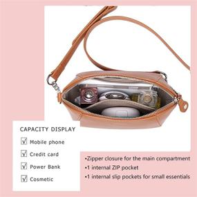 img 1 attached to 👜 Designer Women's Handbags & Wallets: Small Crossbody Shoulder Bags for Ladies