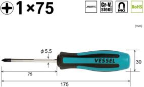 img 3 attached to 🔧 900 Мегадора +1x75 JIS +1 Отвертка (Vessel 900-1-75)