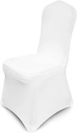 🪑 premium quality vevor 100 pcs white chair covers – perfect polyester spandex slipcovers for wedding party dining banquet flat-front chairs logo