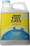 🐱 tidy cat scoop cat box filler: instant action & odor control for multiple cats - 20 lb logo