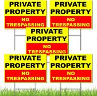 trespassing private property outdoor signange logo