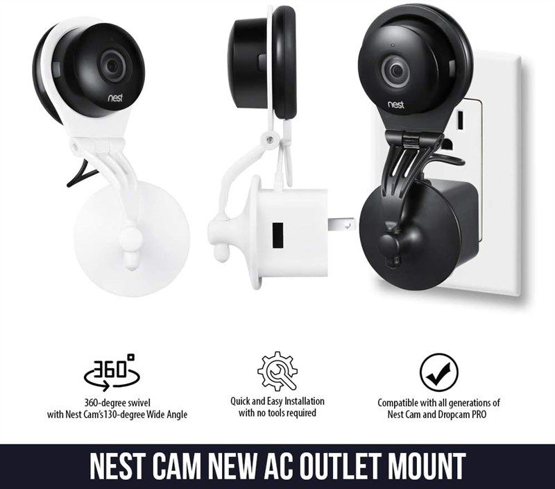 nest cam ac outlet mount
