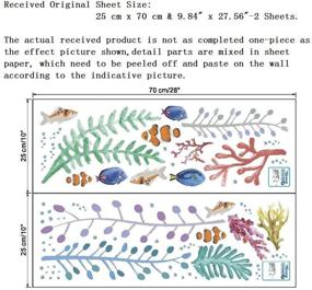 img 2 attached to BIBITIME Подводные наклейки на стену Classroom
