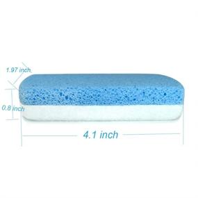 img 2 attached to 🦶 Maryton Glass Pumice Stone for Feet - 4 Pack Set | Callus Remover, Foot Scrubber, and Pedicure Exfoliator Tool