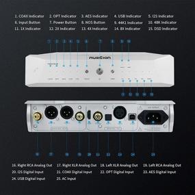 img 1 attached to Musician Pegasus Decoder DSD1024 Amplifier Home Audio