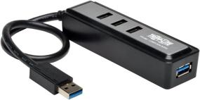 img 1 attached to 🔌 Tripp Lite U360-004-MINI USB-A 3.0 Superspeed Mini Portable Hub: Compact and Versatile