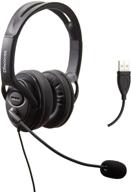 enhance your communication quality with d722u noise cancelling usb wired headset: ideal for ringcentral, nextiva, microsoft teams, and more logo