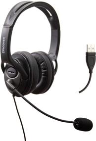 img 4 attached to Enhance Your Communication Quality with D722U Noise Cancelling USB Wired Headset: Ideal for Ringcentral, Nextiva, Microsoft Teams, and More