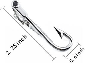 img 3 attached to HAWSON Personalize 2.25-Inch Fishhook Accessories: Customized Style for Anglers