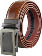 👔 ambr v496 designer leather belts for men - men's accessories logo