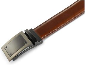 img 3 attached to 👔 AMBR V496 Designer Leather Belts for Men - Men's Accessories