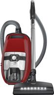 miele blizzard cx1 homecare bagless canister vacuum cleaner in autumn red logo
