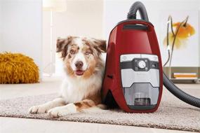 img 2 attached to Miele Blizzard CX1 HomeCare Bagless Canister Vacuum Cleaner in Autumn Red