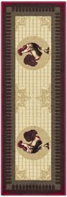 img 3 attached to Покрывало для кухни Ottomanson STK3032-20X59 "Сьеста", 20x59 дюймов, печать петуха, бежевое покрывало для кухни.