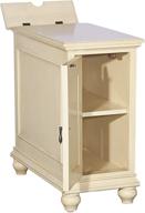 cream shutter cabinet by powell furniture - olsen collection logo