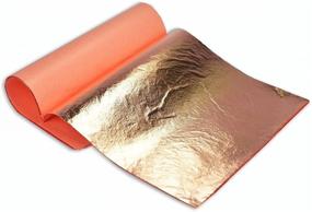 img 3 attached to 🍂 BARNABAS BLATTGOLD Authentic Copper Leaf Sheets - Pack of 25 - 5.5 inches Booklet - Loose Leaf