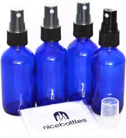 img 1 attached to 💙 Stunning Cobalt Blue Boston Sprayer Glass Bottles: A Classy Solution