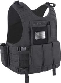 img 4 attached to 🎯 Snacam Tactical Vest: Top-notch Airsoft Painball Gear for Men