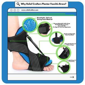 img 3 attached to 🦶 2022 Night Splint for Plantar Fasciitis - Effective Plantar Fasciitis Relief with Adjustable Plantar Fasciitis Brace for Men or Women's Foot Care