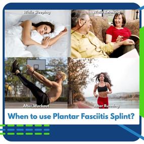 img 1 attached to 🦶 2022 Night Splint for Plantar Fasciitis - Effective Plantar Fasciitis Relief with Adjustable Plantar Fasciitis Brace for Men or Women's Foot Care