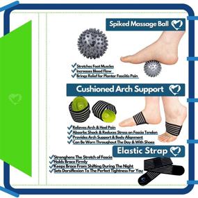 img 2 attached to 🦶 2022 Night Splint for Plantar Fasciitis - Effective Plantar Fasciitis Relief with Adjustable Plantar Fasciitis Brace for Men or Women's Foot Care