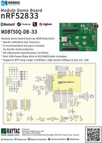 img 3 attached to Предварительно сертифицированная разработка Raytac MDBT50Q 512K Bluetooth