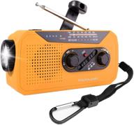 📻 stay connected anywhere: emergency radio with am/fm, noaa, solar power, and power bank features logo