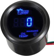 🚗 esupport car 2" 52mm digital oil temperature gauge with blue led light - automotive temperature meter logo