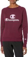 👚 champion women's crewneck black medium: superior women's clothing at its finest logo