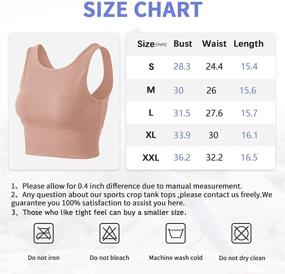 img 1 attached to 👚 Versatile Workout Crop Tank Tops for Women: Comfy, Sleeveless Shirts for Casual Sports, Fitness, and Yoga – Reversible, Ribbed Tops