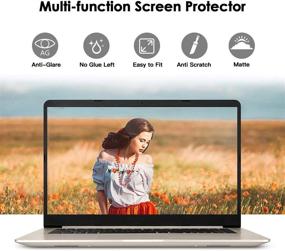 img 1 attached to Anti-Glare/Anti-Scratch Matte Laptop Screen Protector – 15.6-inch (2PC) 💻 | 16:9 Display | Notebook Film for 15 inch Laptops