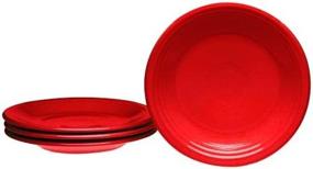 img 3 attached to 🥗 Fiesta Scarlet Salad Plates - 4 Inch