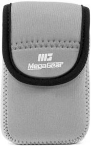 img 4 attached to MegaGear MG795 Olympus Tough TG-6, TG-5, TG-4, 📷 TG-870, TG-860 Camera Case - Ultra Light Neoprene, Gray