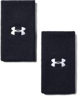 🏋️ enhance your performance with under armour adult 6-inch performance wristbands - 2 pack logo
