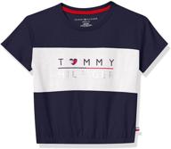 tommy hilfiger sleeve fa21boxy chinese girls' clothing logo