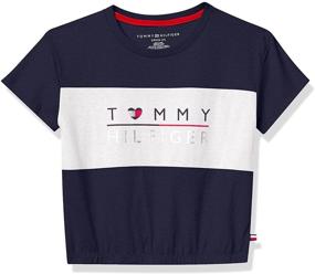 img 2 attached to Tommy Hilfiger Sleeve FA21Boxy Chinese Girls' Clothing