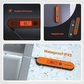 img 2 attached to 🌡️ Inkbird Digital Instant Read Meat Thermometer: The Ultimate Kitchen Must-Have for Grilling, Smoking, Baking, Brewing, and More!