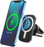 🚗 chgeek magnetic wireless car charger: 15w qi car phone mount for iphone 12 series logo