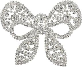 img 4 attached to Jerler Crystal Rhinestone Applique Wedding Sewing and Trim & Embellishments