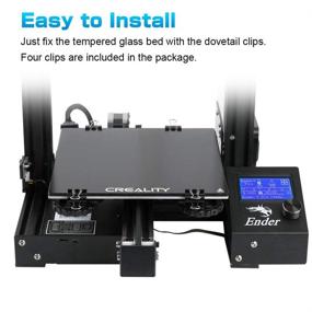 img 2 attached to Enhanced Creality 235x235x4mm Tempered Printer: An Upgraded Printing Essential