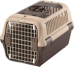 img 4 attached to 🐾 Versatile Richell Double Door Pet Carrier - Ideal Travel Carrier for Small Dogs and Cats