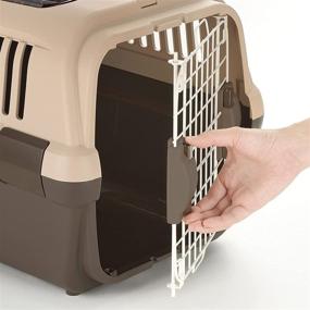 img 2 attached to 🐾 Versatile Richell Double Door Pet Carrier - Ideal Travel Carrier for Small Dogs and Cats