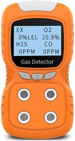 img 4 attached to 🔥 XLA Alert Gas Detector - Gas Clip 4 Gas Monitor Tester & Analyzer with Rechargeable LCD Display - Sound Light Shock Air Quality Tester - 2 Year Detector…