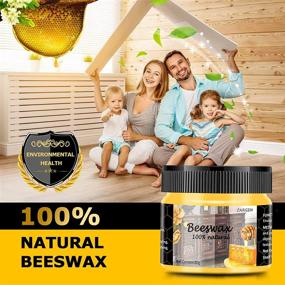 img 2 attached to 🐝 CARGEN Beeswax Furniture Polish and Wood Seasoning Kit – Furniture Wood Polish for Floor Tables Chairs Cabinets, Home Furniture Protection and Care – Includes 1 Wood Wax and Sponge
