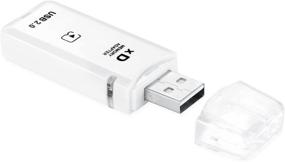 img 2 attached to 💻 eTECH USB 2.0 High-Speed xD Memory Card Reader for Olympus & Fuji XD Picture Card 1GB 2GB