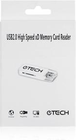 img 1 attached to 💻 eTECH USB 2.0 Высокоскоростной считыватель карт памяти xD для Olympus & Fuji XD Picture Card 1 ГБ 2 ГБ
