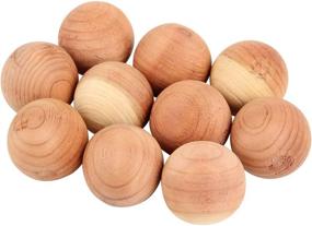 img 2 attached to 🌲 20-Pack of Aromatic Cedar Wood Blocks, Shavings Bags, and Sachets - Ideal for Clothes Shoes Storage in Closets and Drawers, Homode Cedar Balls Included