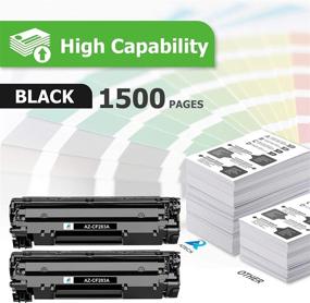 img 3 attached to 🖨️ High-Quality Aztech Compatible Toner Cartridge Replacement for HP 83A CF283A / 83X CF283X - Pro MFP M127fw M125nw M201dw M225dw M225dn M127fn M201n M125a Printer - Black Ink (2-Pack)