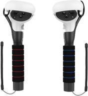 🎮 optimized amvr dual handles extension grips for enhanced beat saber gameplay on oculus quest, quest 2, or rift s controllers logo